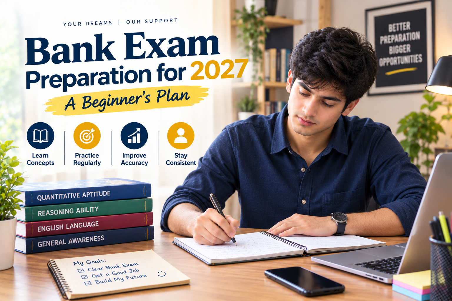 Bank Exam Preparation for 2027: A Beginner's Plan