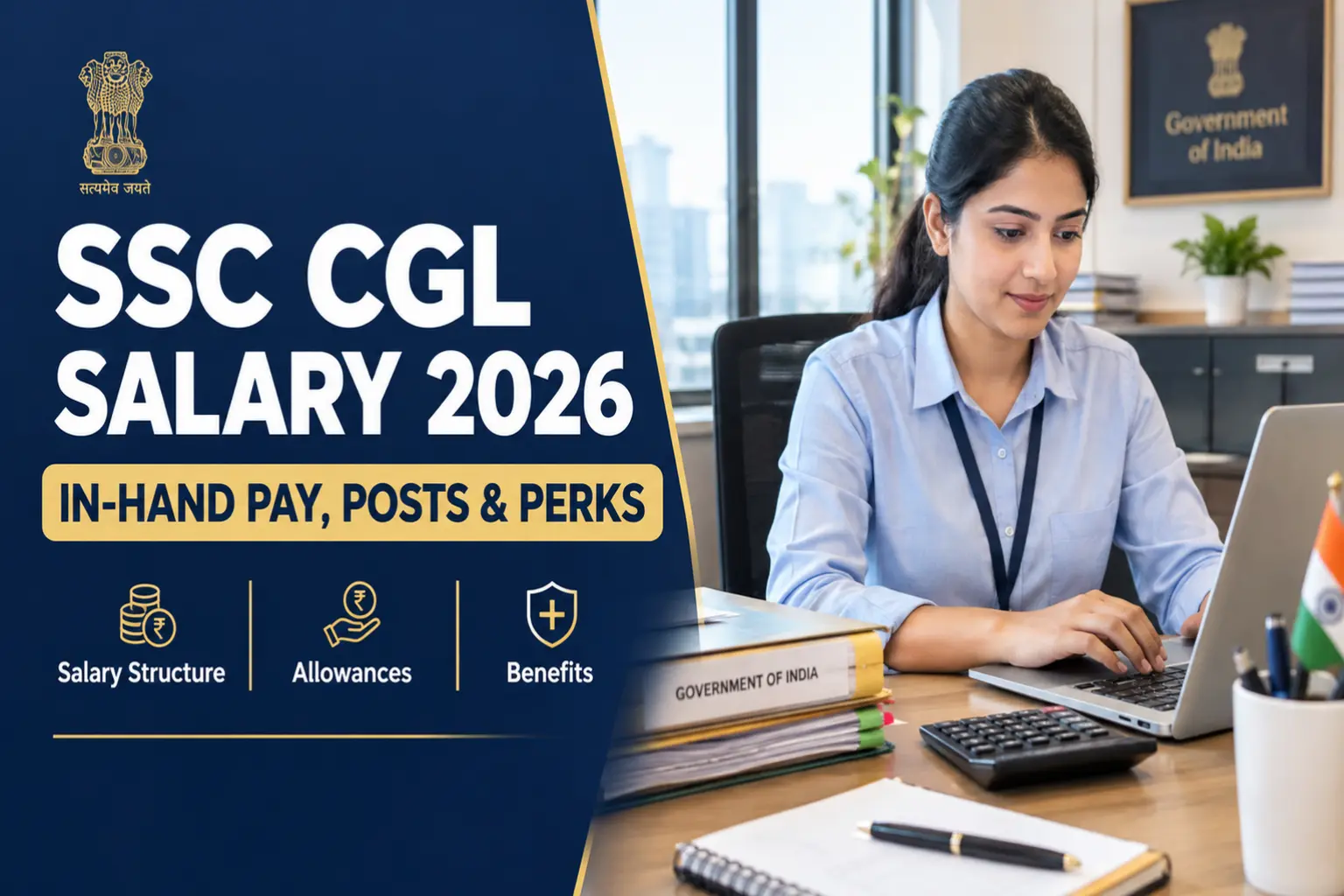 SSC CGL Salary 2026: In-Hand Pay, Posts and Perks