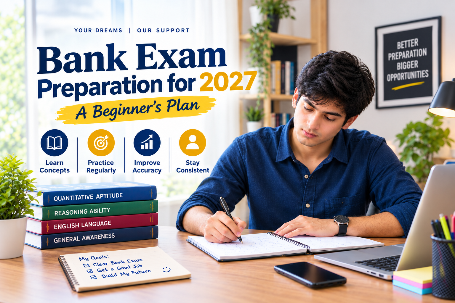 Bank Exam Preparation for 2027: A Beginner's Plan
