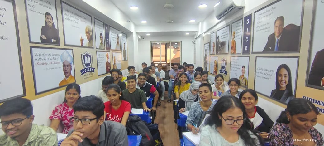 GICE Academy classroom and students