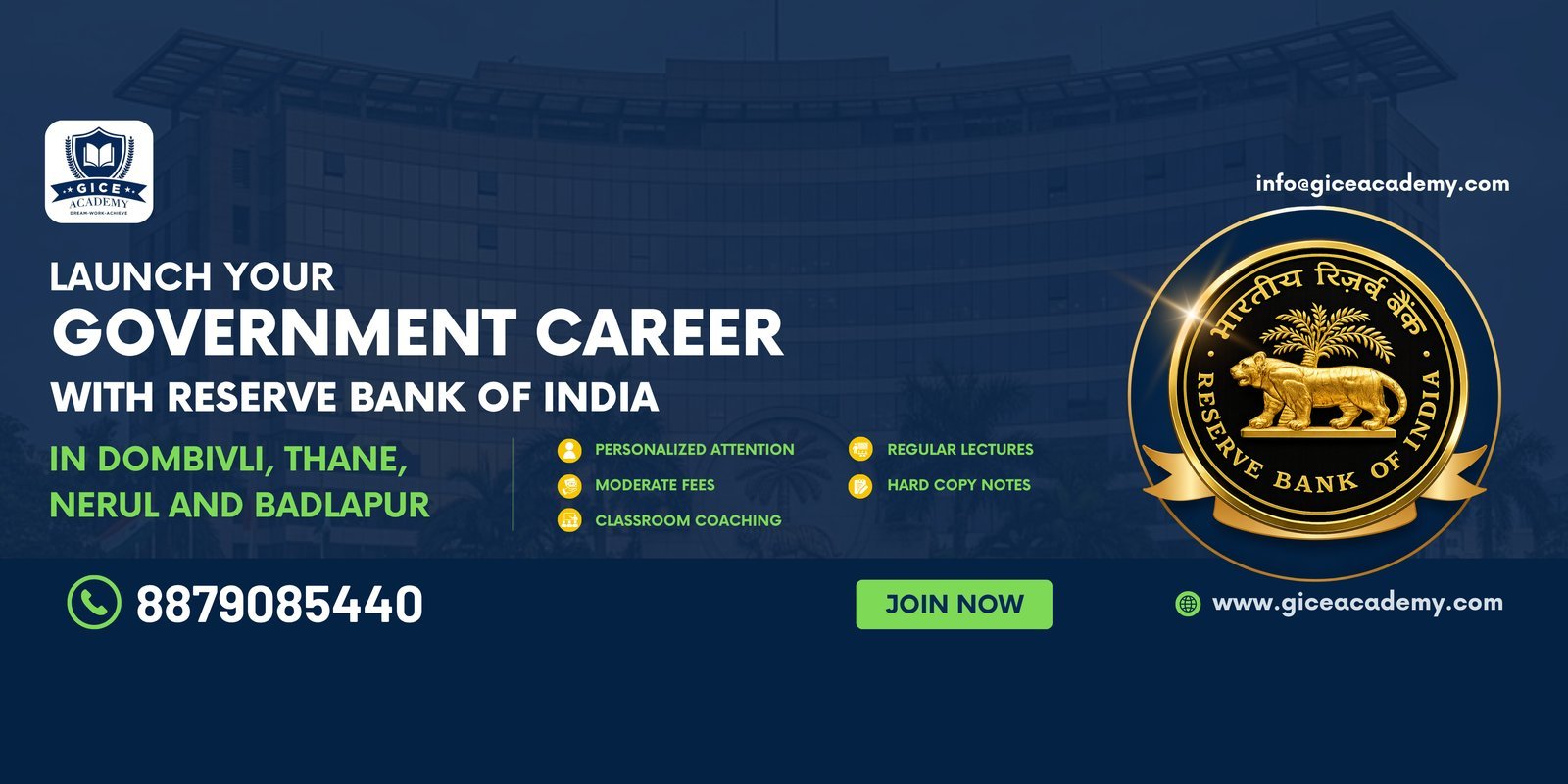 RBI Exam Coaching Banner