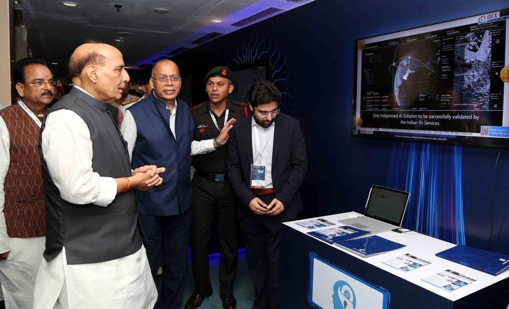Important Current Affairs for 24 August 2022 - Union Defense Minister Rajnath Singh launched 75 newly-developed Artificial Intelligence (AI) technologies