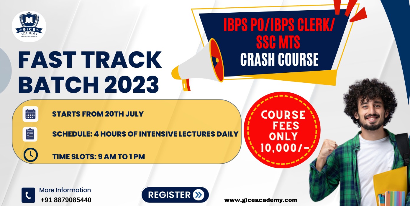 IBPS PO | IBPS CLERK | SSC MTS exam crash course 2023