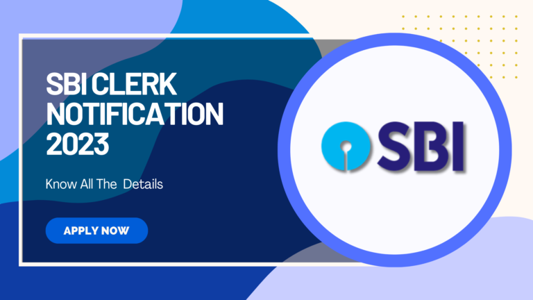 SBI Clerk Notification 2023 Out for 8773 post