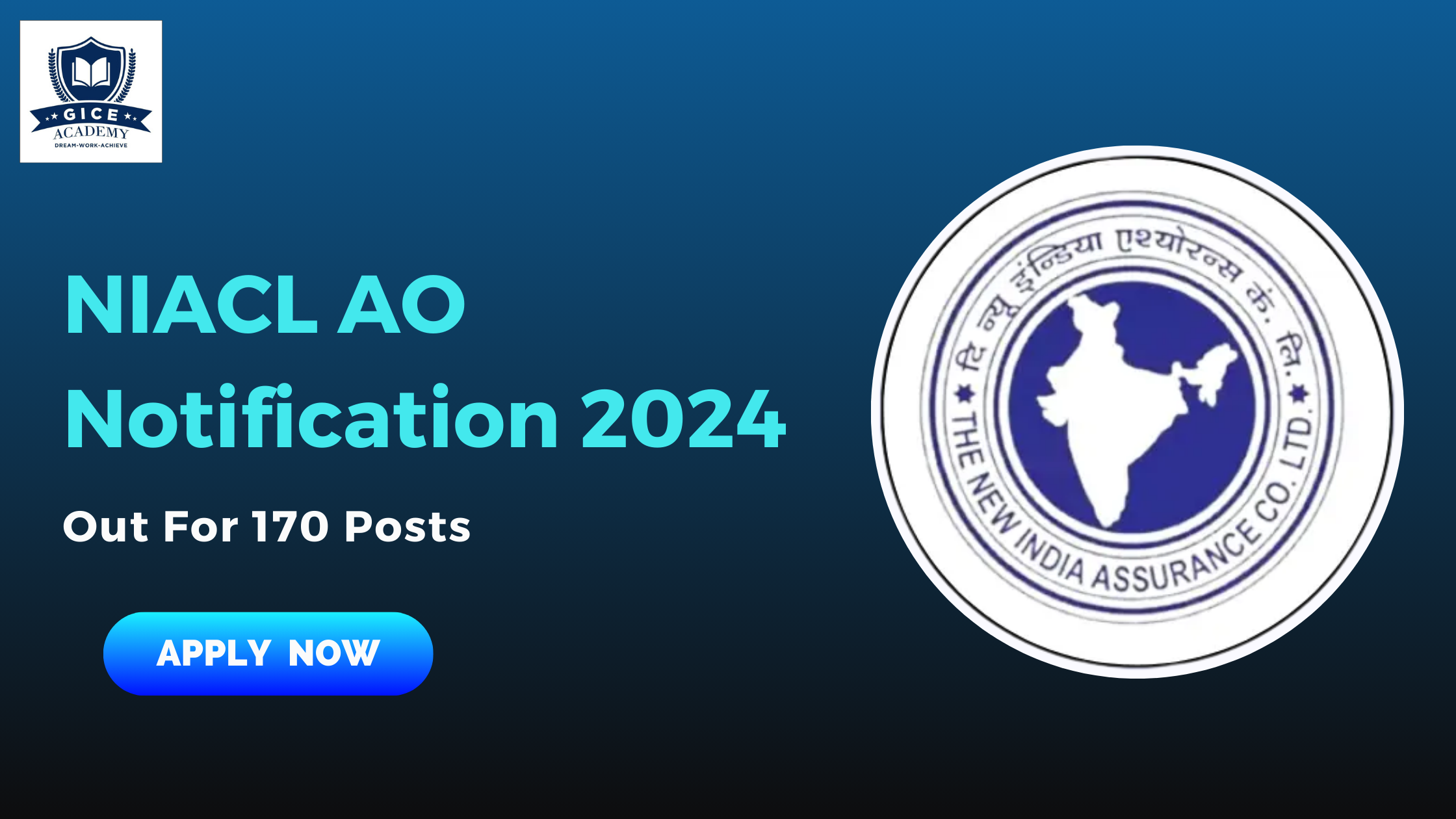 NIACL AO Notification 2024 Out For 170 Posts