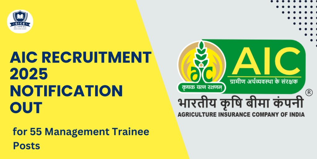 AIC Recruitment 2025 Notification Out for 55 Management Trainee Posts