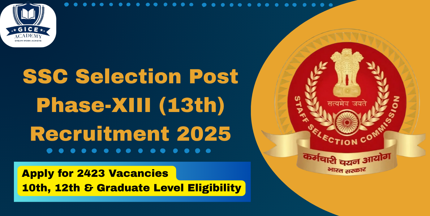 SSC Selection Post 13th 2025