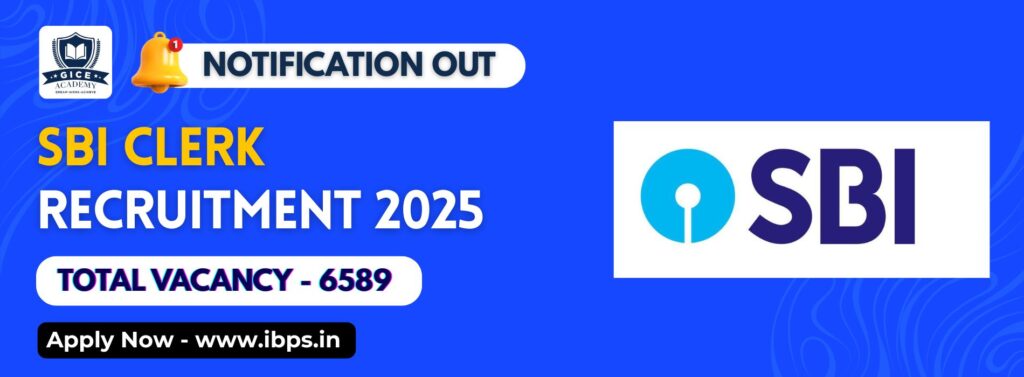 SBI Clerk Notification 2025 PDF Out for 6589 Vacancies, Check All Details S
