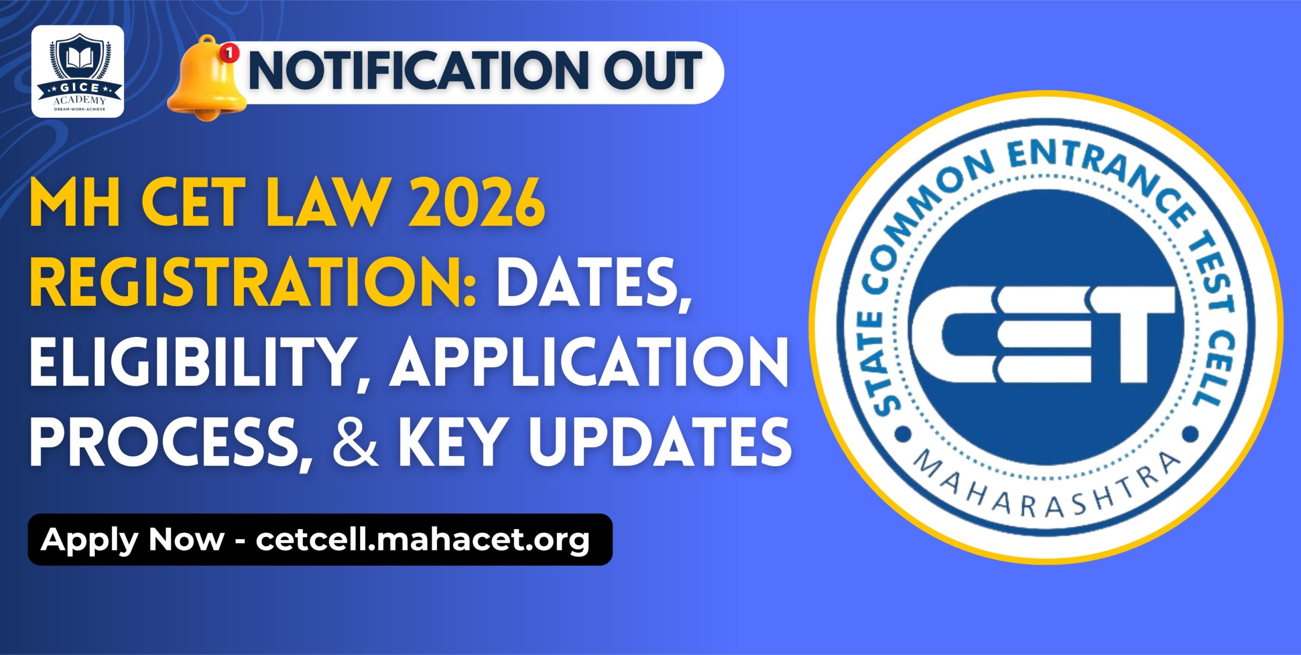 MH CET Law 2026 Registration