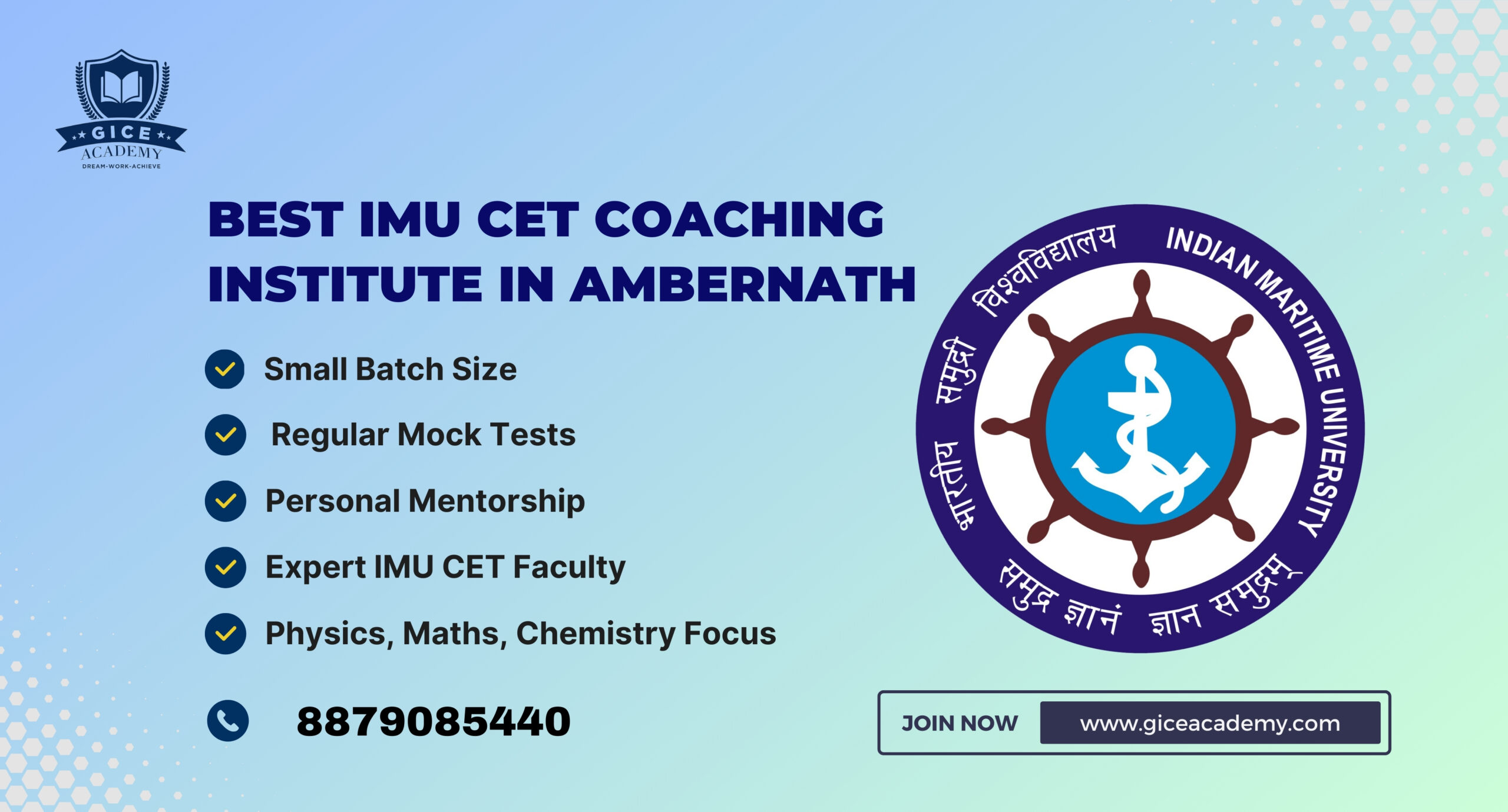 Best IMU CET Coaching Institute in Ambernath