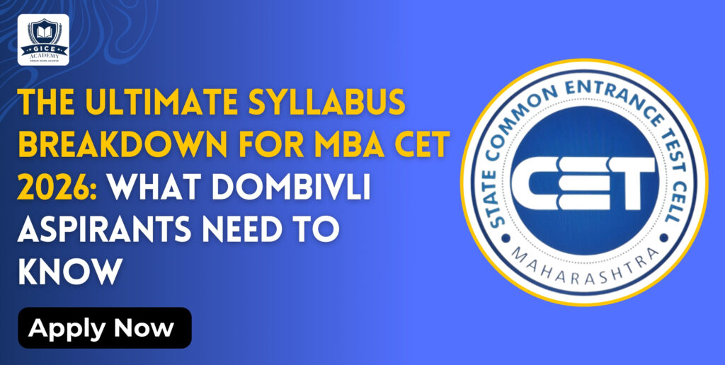The Ultimate Syllabus Breakdown for MBA CET 2026_ What Dombivli Aspirants Need to Know