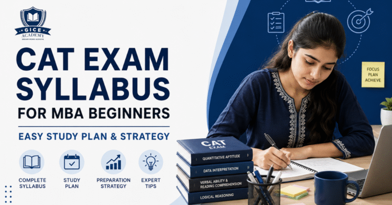 cat exam syllabus for mba