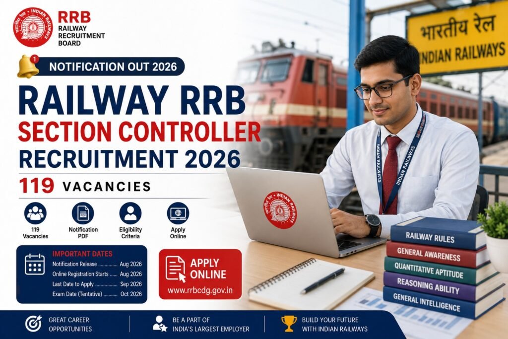 Railway RRB Section Controller Recruitment 2026